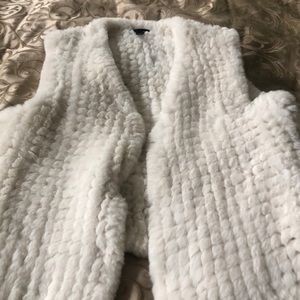 Faux fur vest